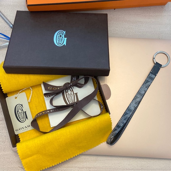 Goyard Accessories Goyard Sesame Keychain Gray Poshmark